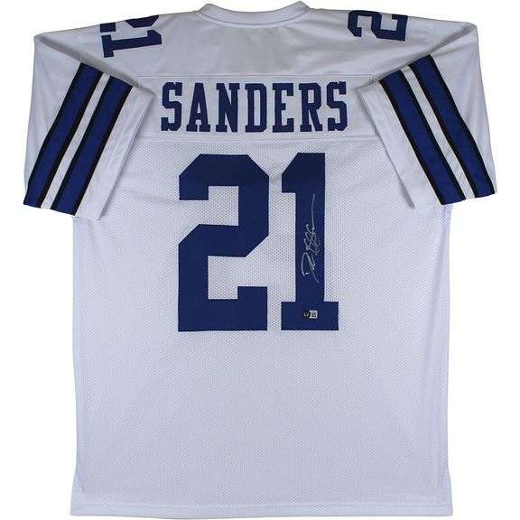 Deion Sanders Autographed Dallas Cowboys Jersey w/ COA