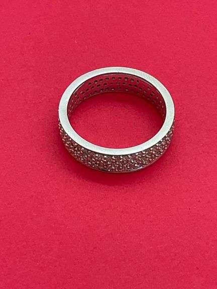 CERTIFIED 14K WHITE GOLD DIAMOND ETERNITY BAND. 2.04 CARATS