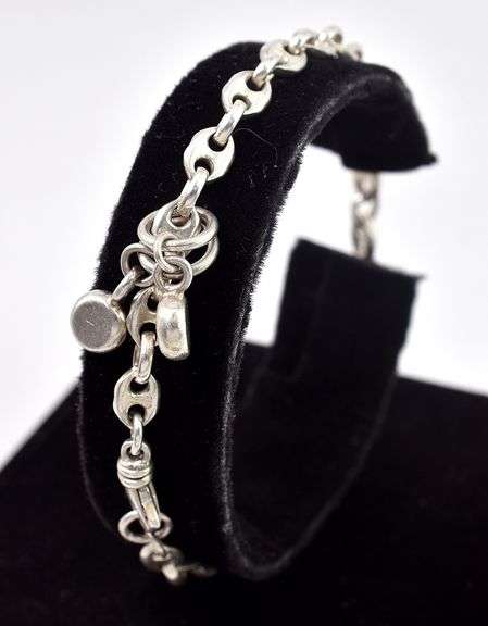 Chain Link Bracelet in Sterling Silver
