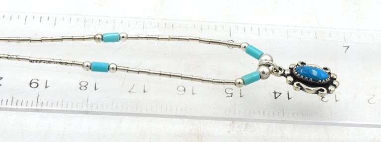 Group lot of Vintage 925 sterling silver necklaces