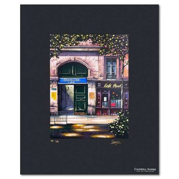 Cafe Paul (Black) by Thomas Pradznski