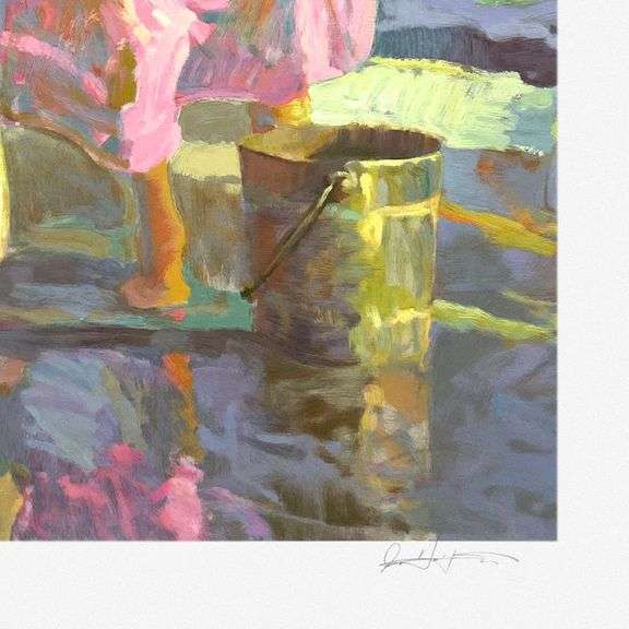 Playing at the Shore by Don Hatfield
