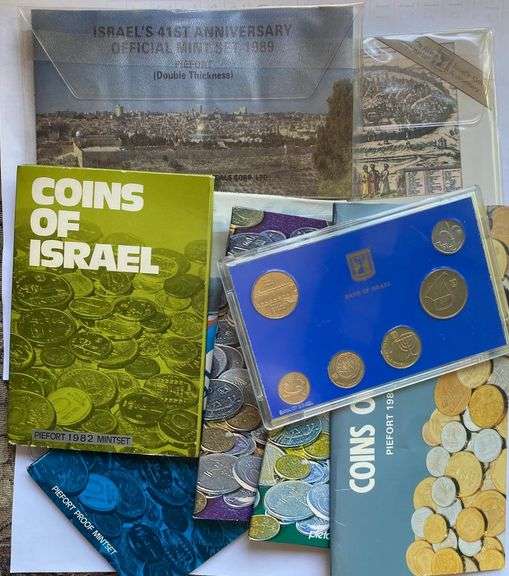 10 Various Israel Unc or Piefort Sets.