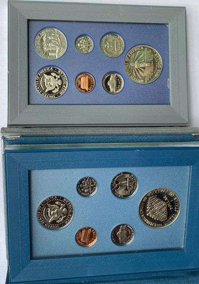1986 1987 Prestige US Proof Sets