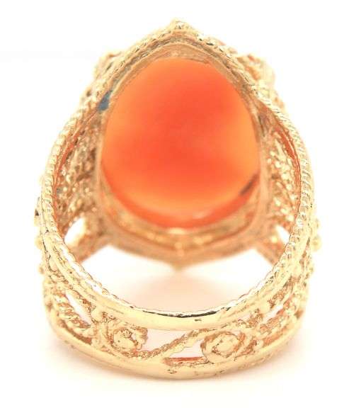 10kt Yellow gold Cameo ring