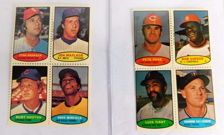 Lot of 16 Baseball Stamps