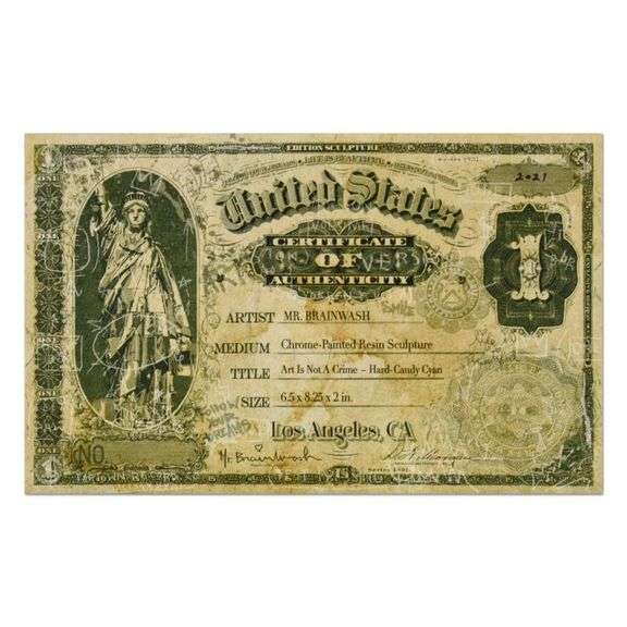 Art Is Not a Crime by Mr Brainwash