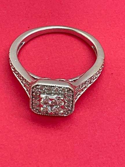 CERTIFIED BRAND NEW 14K WHITE GOLD DIAMOND RING