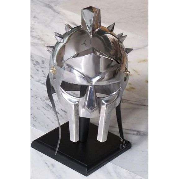Full-Size Metal Gladiator Maximus Arena Helmet