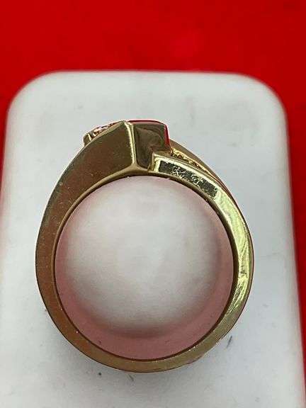 CERTIFIED 14K YELLOW GOLD DIAMOND RING