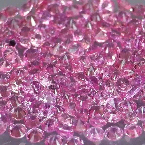 Rare heated only 2.01ct pink Sapphire set