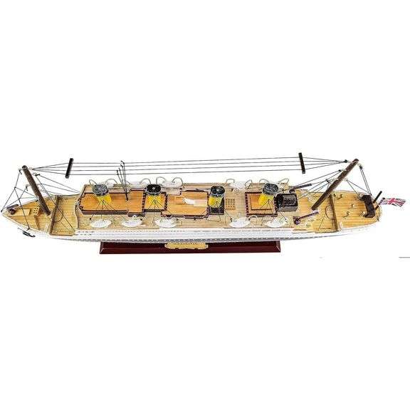 Wooden RMS Titanic Model Cruise Ship Liner 1/450 Scale Replica