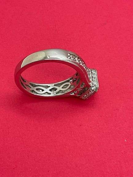 CERTIFIED NEW 14K WHITE GOLD DIAMOND RING