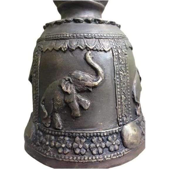 Temple Bell with Dragon, Elephant, and Naga