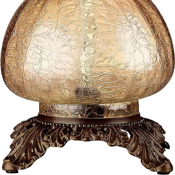 Rose Court Victorian-Style Hurricane Table Lamp
