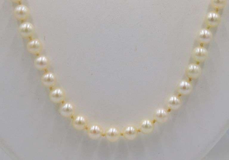 6-6.5mm Freshwater pearl necklace