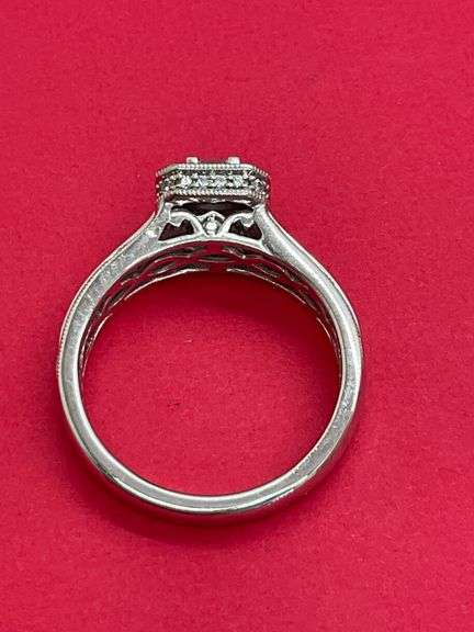 CERTIFIED BRAND NEW 14K WHITE GOLD DIAMOND RING