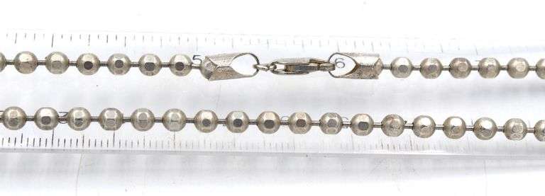 Group lot of 4 Vintage 925 sterling silver necklaces