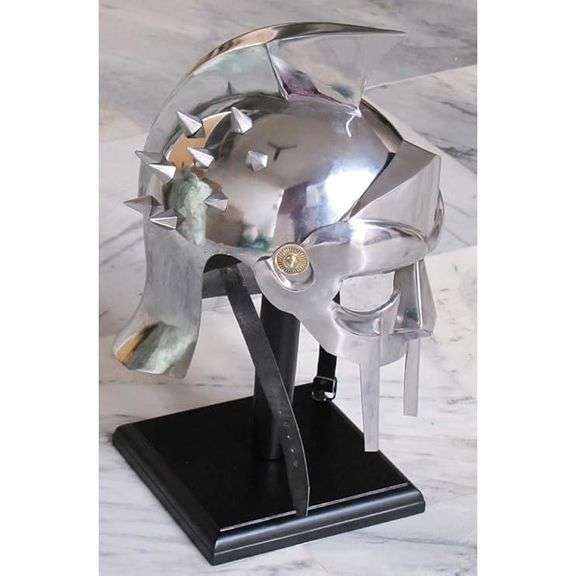Full-Size Metal Gladiator Maximus Arena Helmet