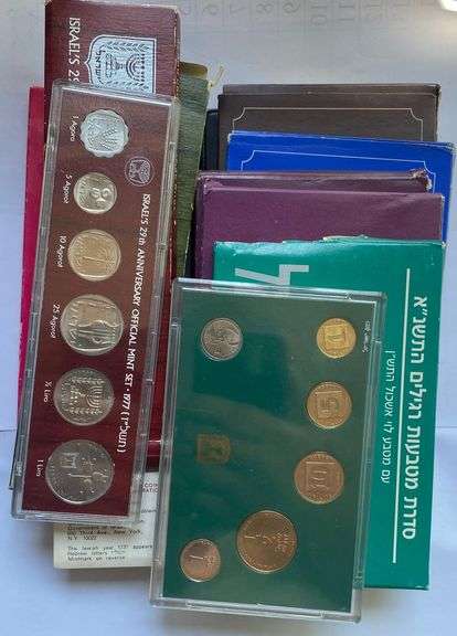 14 Various Israel Unc or Specmen Sets