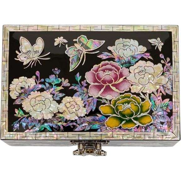 Handmade Mother of Pearl Jewelry Box