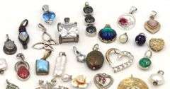 Group lot of Vintage 925 sterling silver pendants