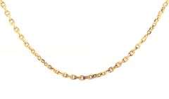 14kt Yellow gold cable chain necklace