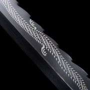 Hand-Forged Tiger Head Katana Sword 42"