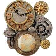 Steampunk Gears of Time Clock by Alberto Batani
