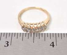 Amazing 14K Yellow Gold Diamond Ring