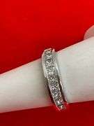 BRAND NEW CERTIFIED 14K WHITE GOLD DIAMOND BAND. 1.00 CARAT