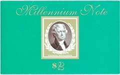 $2 Millenium Star Note in Original Packaging