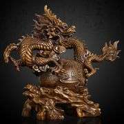 Large Feng Shui Dragon Statue
