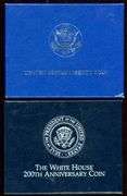 2 Different BU Commemorative Silver Dollars w/Box & CoA: 1986 & 1992