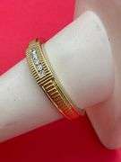 MEN'S BRAND NEW 14K YELLOW GOLD DIAMOND BAND