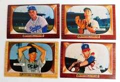 4 Bowman 1955 Baseball Cards