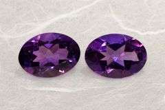 Deep & Delicious Natural Amethyst Pair