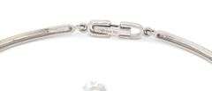 18kt White gold 1ctw diamond flower bangle bracelet