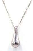 RLM Studio signed 925 sterling silver tear drop pendant on chain
