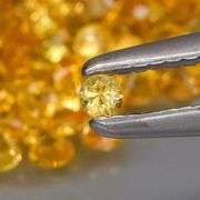 SUPERB!!! VS to eye clean 3.75ct canary yellow Sapphire set