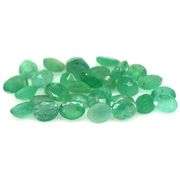 Heavy 7.29ct 32 piece Zambian Emerald set