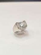 Men's 3.75 Ct White VVs1 H-I Fire Moissanite Ring