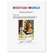 Gilded Crimson Passion by Mark Kostabi