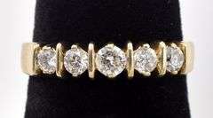 Stunning  10K Yellow Gold Diamond Ring