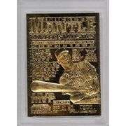 Mickey Mantle 1996 23KT Gold Sculpted Card MINT 10