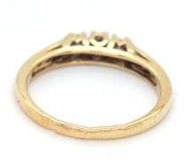 Cute Little Yellow Gold Diamond Mom Ring