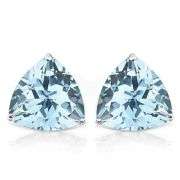BLUE TOPAZ STERLING SILVER EARRINGS