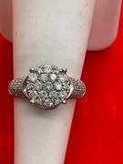 CERTIFIED BRAND NEW 14K WHITE GOLD DIAMOND RING