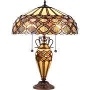 Tiffany-Style Handcrafted Art Glass Table Lamp