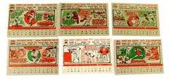 6 Topps 1956 Baseball Cards